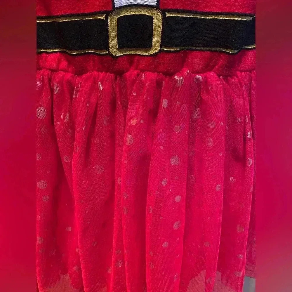 Holiday Dress XL (Girls) long Sleeve Red Gold Nutcracker Sweater Dresss 2023 - Picture 8 of 8